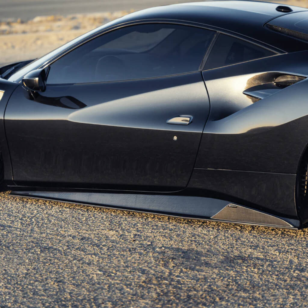 VORSTEINER FRV2030 Side Skirts DIAVOLO (Gloss Carbon) for FERRARI 488 Photo-7