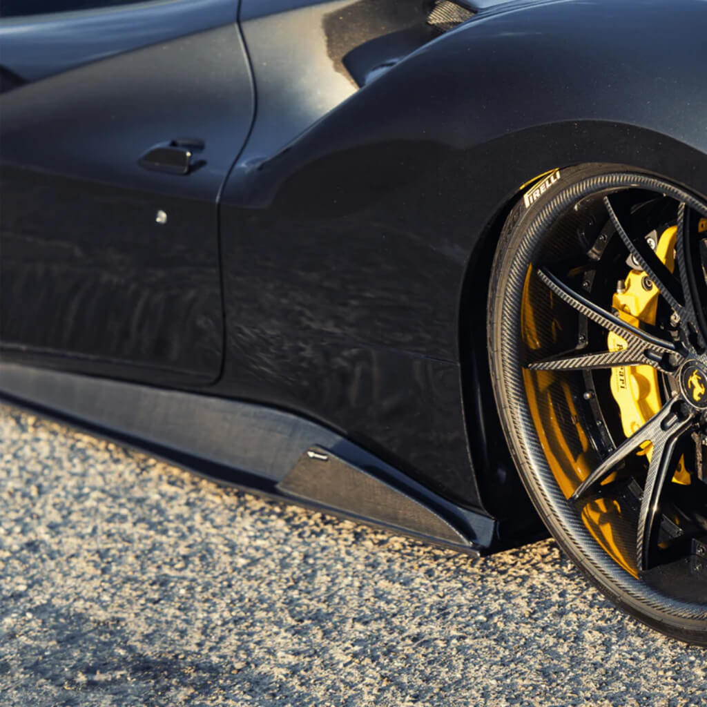 VORSTEINER FRV2030 Side Skirts DIAVOLO (Gloss Carbon) for FERRARI 488 Photo-8