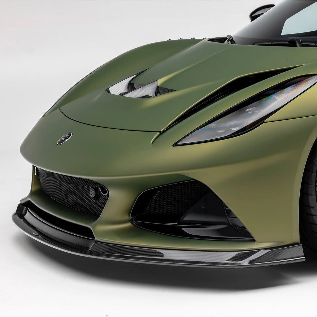 VORSTEINER LOE1021 Front Spoiler LR-52 (Satin Carbon) for LOTUS Emira 2024- Photo-1