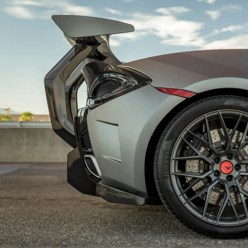 VORSTEINER MVR1140 Rear Bumper with Rear Diffuser 570-VX (Gloss Carbon) for MCLAREN 570S 2015-2021 Photo-8