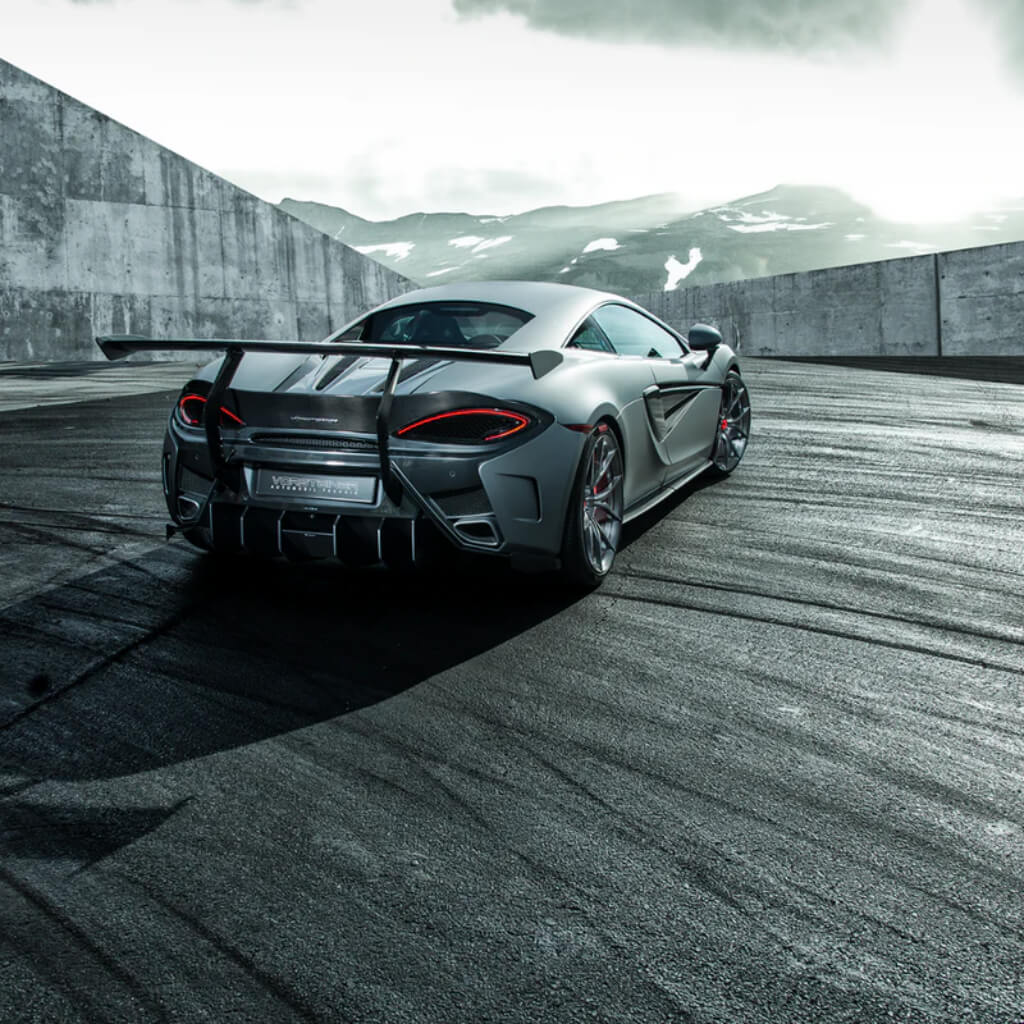 VORSTEINER MVR1370 Wing Blade with Uprights 570-VX (Gloss Carbon) for MCLAREN 570S 2015-2021 Photo-3