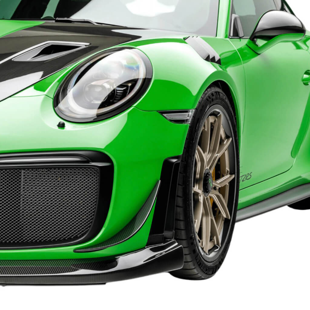 VORSTEINER POV2006 Front Canards (Satin Carbon) for PORSCHE 911 GT2RS (991) 2017-2019 Photo-0