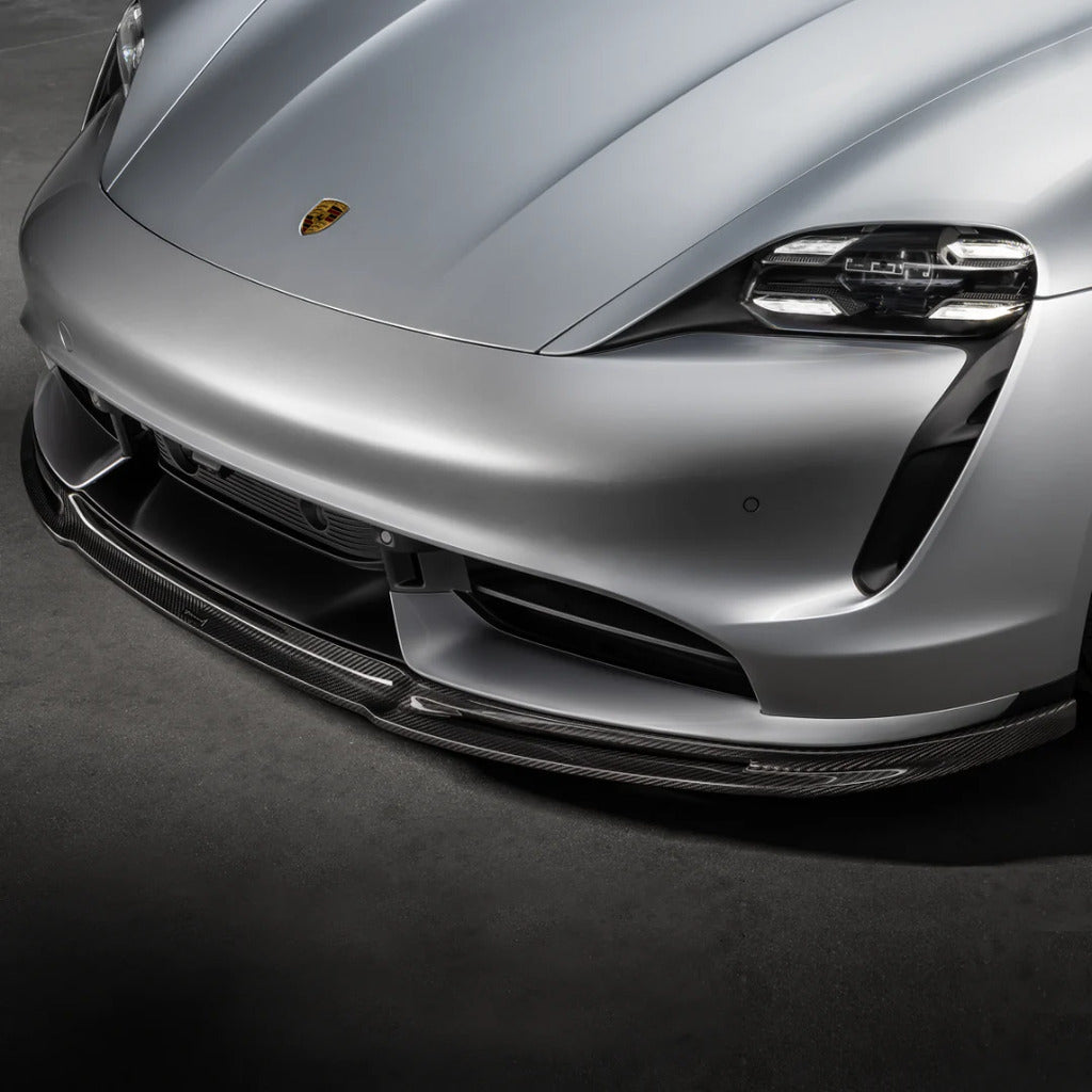 VORSTEINER POV3020 Front Spoiler (Carbon) for PORSCHE Taycan Turbo / Turbo S 2020- Photo-1