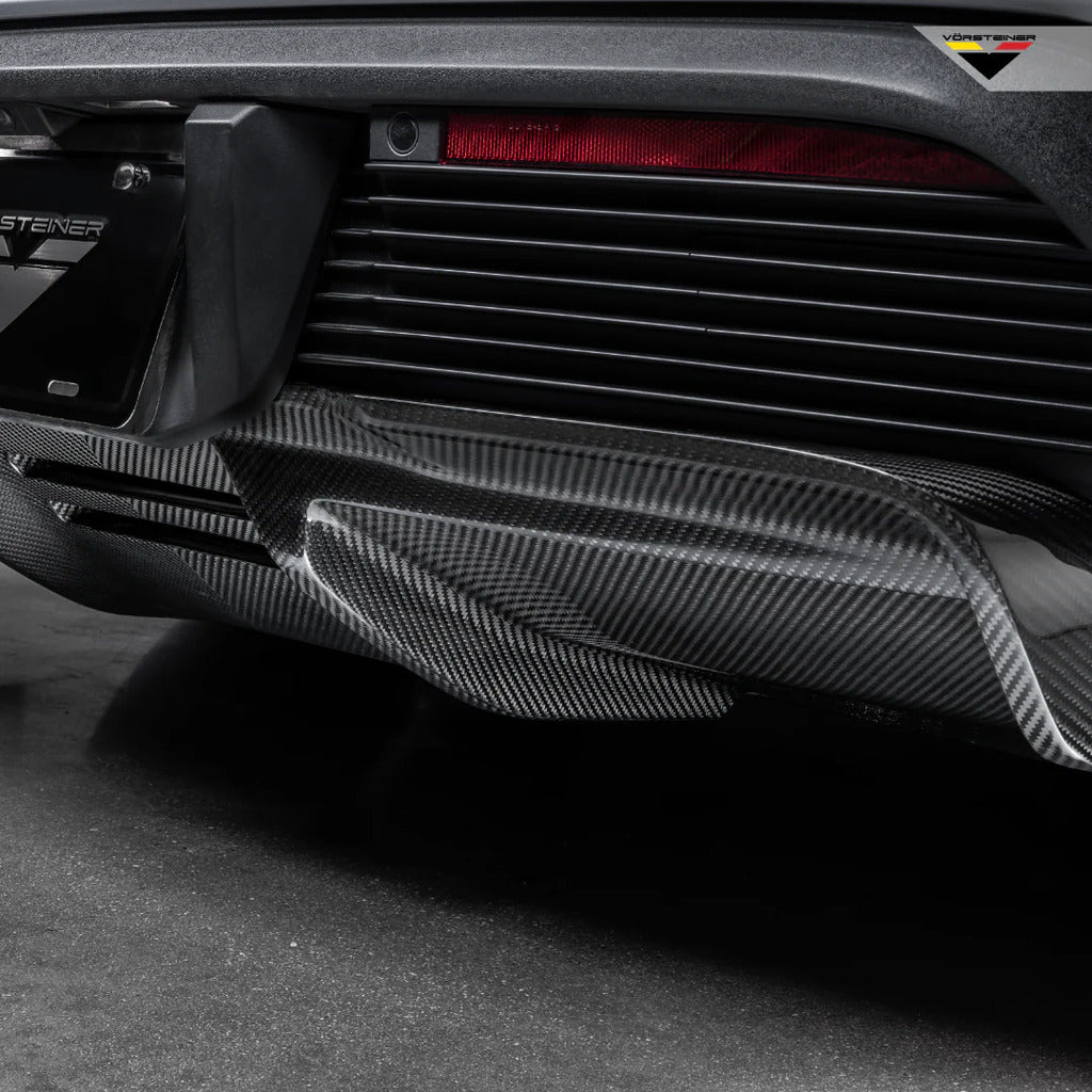 VORSTEINER POV3050 Rear Diffuser (Carbon) for PORSCHE Taycan Turbo / Turbo S 2020- Photo-2