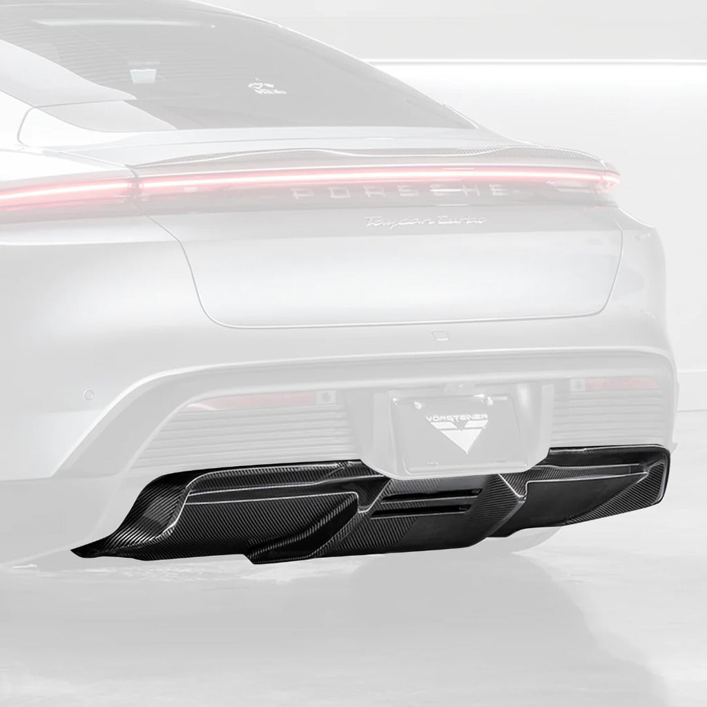 VORSTEINER POV3050 Rear Diffuser (Carbon) for PORSCHE Taycan Turbo / Turbo S 2020- Photo-0