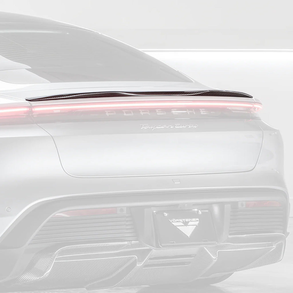 VORSTEINER POV3060 Decklid Spoiler (Carbon) for PORSCHE Taycan Turbo / Turbo S 2020- Photo-0