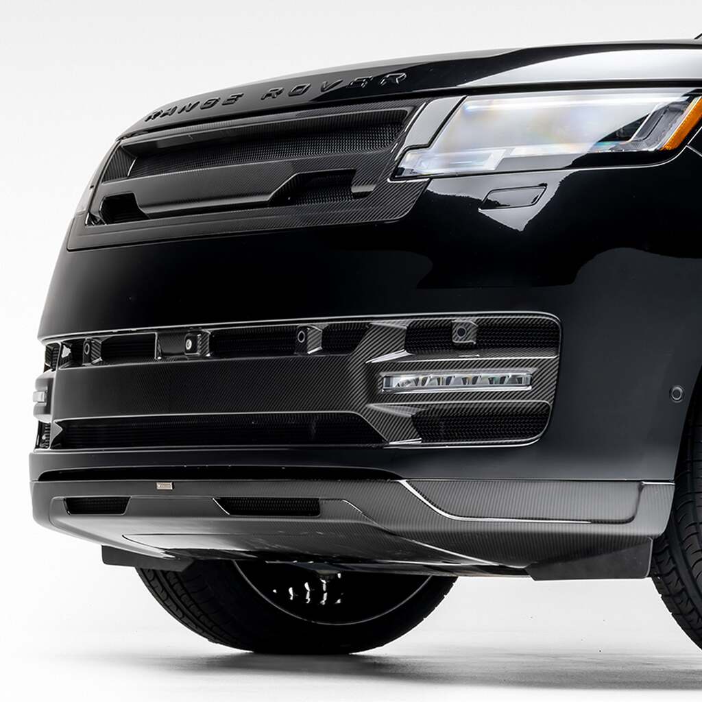 VORSTEINER ROV1021 Front Spoiler KENSINGTON (Satin Carbon) for LAND ROVER Range Rover (L460) 2024- Photo-1