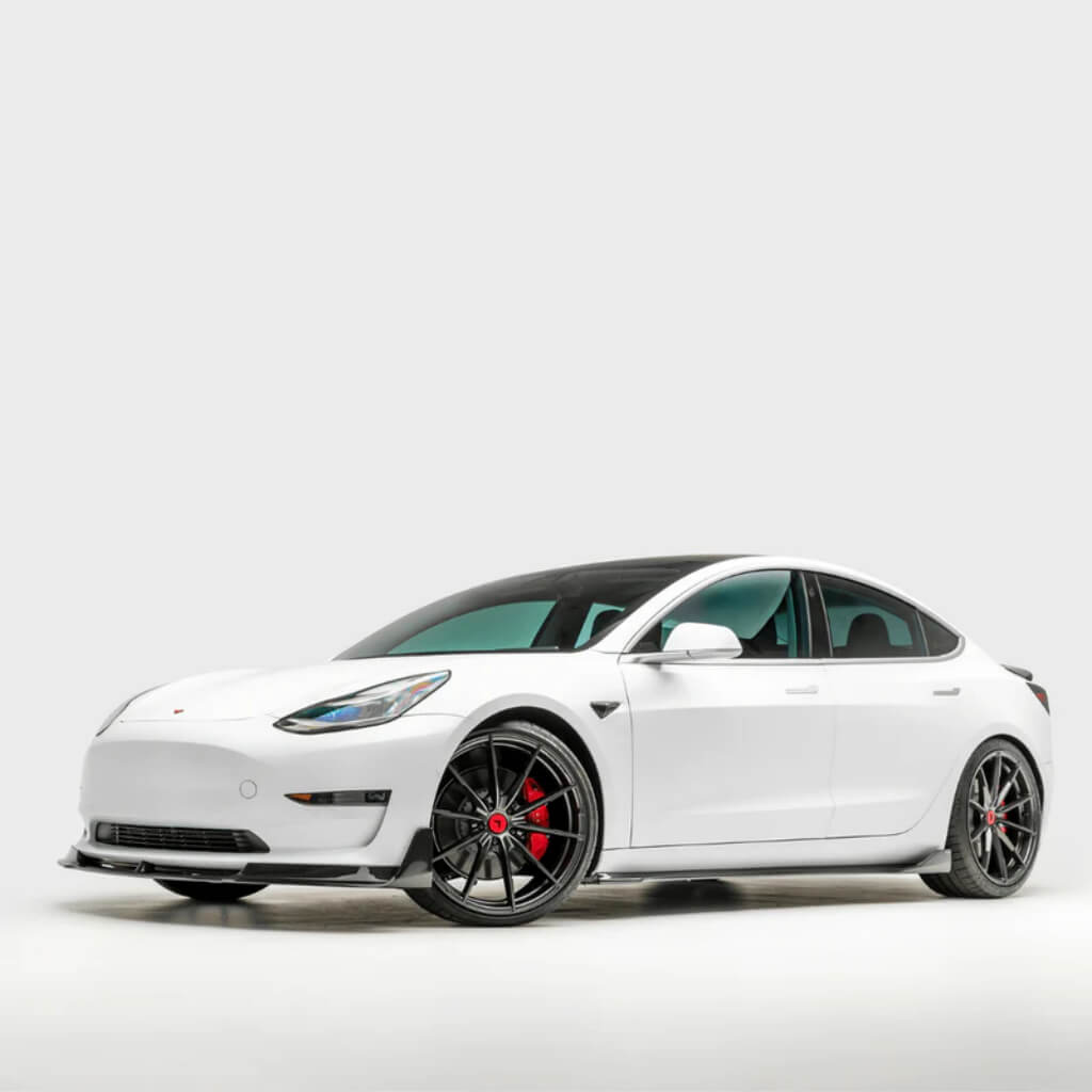 VORSTEINER TEV1030 Side Skirt VOLTA (Gloss Carbon) for TESLA Model 3 2017- Photo-3