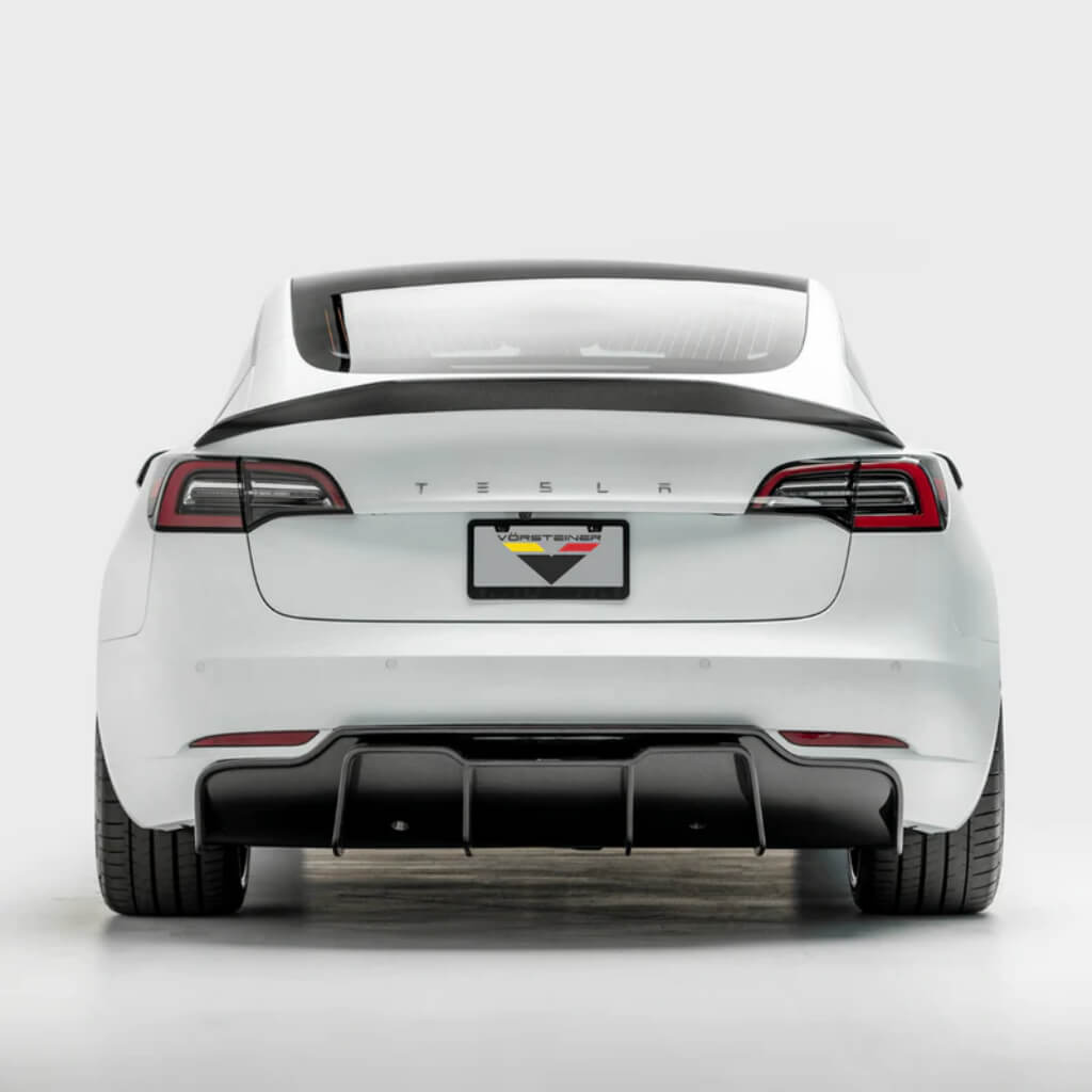 VORSTEINER TEV1060 Decklid Spoiler VOLTA (Gloss Carbon) for TESLA Model 3 2017- Photo-5
