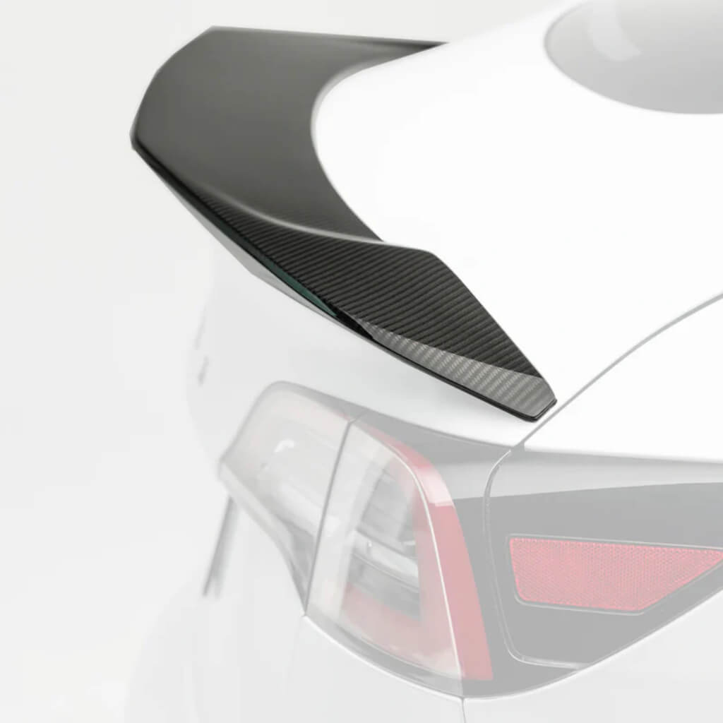 VORSTEINER TEV1060 Decklid Spoiler VOLTA (Gloss Carbon) for TESLA Model 3 2017- Photo-0