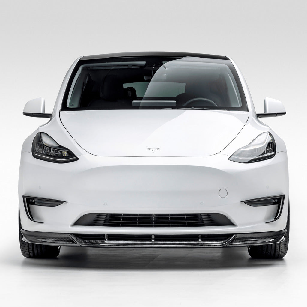 VORSTEINER TEV2020 Front Spoiler VRS (Gloss Carbon) for TESLA Model Y 2020- Photo-2