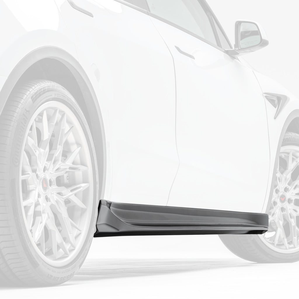 VORSTEINER TEV2030 Side Skirts VRS (Gloss Carbon) for TESLA Model Y 2020- Photo-0