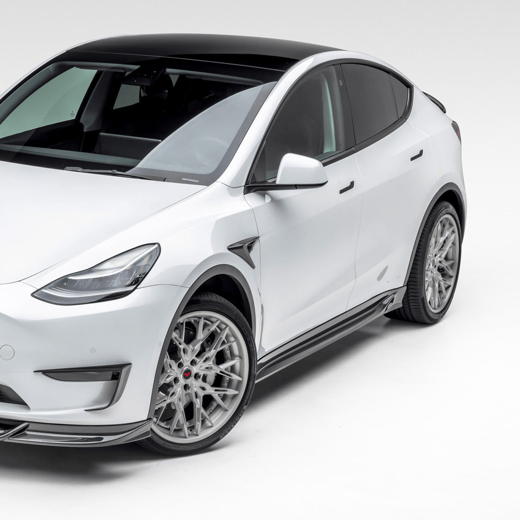VORSTEINER TEV2030 Side Skirts VRS (Gloss Carbon) for TESLA Model Y 2020- Photo-5