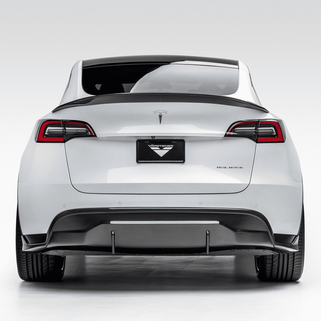 VORSTEINER TEV2060 Decklid Spoiler VRS (Gloss Carbon) for TESLA Model Y 2020- Photo-6