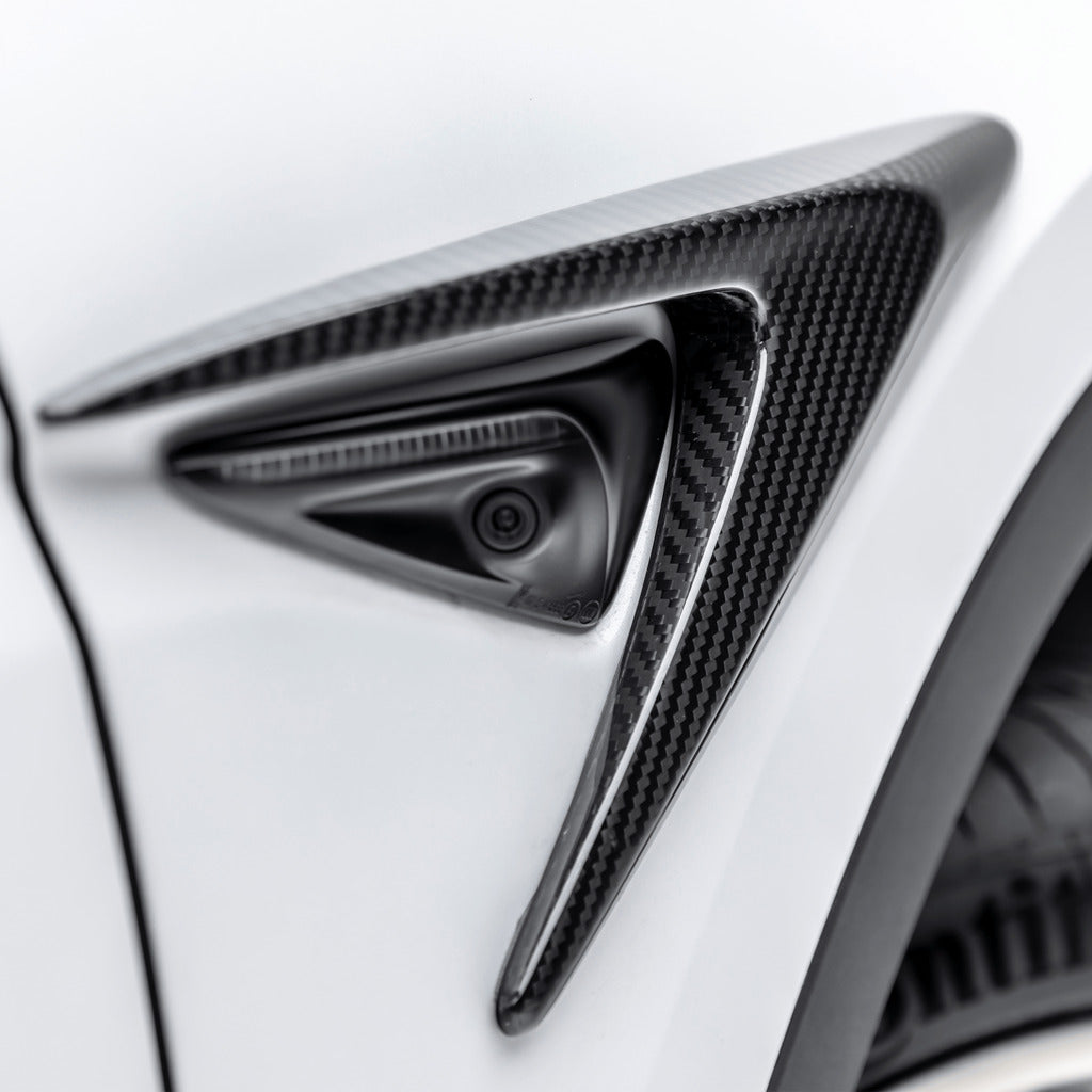 VORSTEINER TEV2090 Fender Vents VRS (Gloss Carbon) for TESLA Model Y 2020- Photo-1