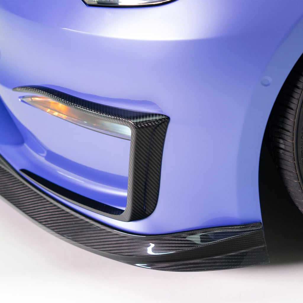 VORSTEINER TEV3021 Front Spoiler VRS (Satin Carbon) for TESLA Model S Plaid 2021- Photo-4