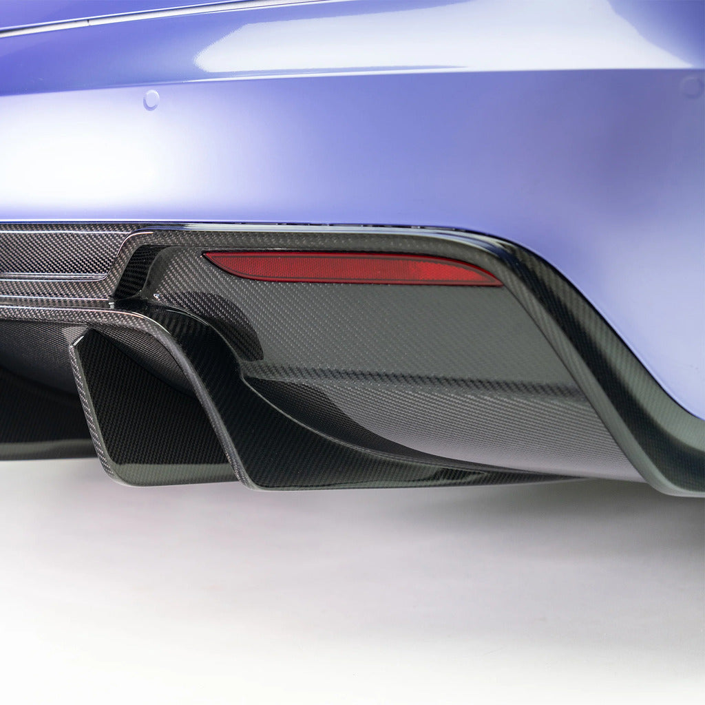 VORSTEINER TEV3041 Rear Diffuser VRS (Satin Carbon) for TESLA Model S Plaid 2021- Photo-3