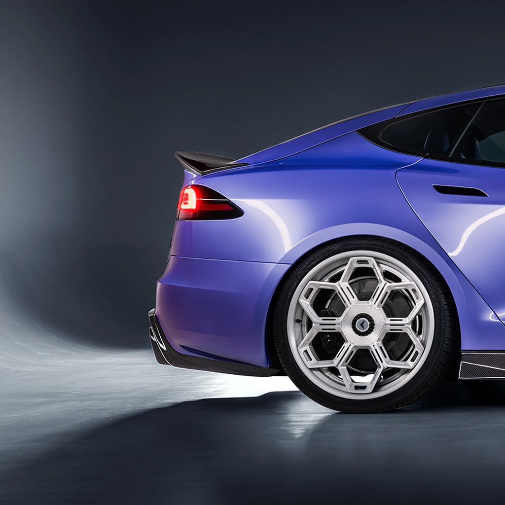 VORSTEINER TEV3060 Decklid Spoiler VRS (Gloss Carbon) for TESLA Model S Plaid 2021-2022 Photo-4