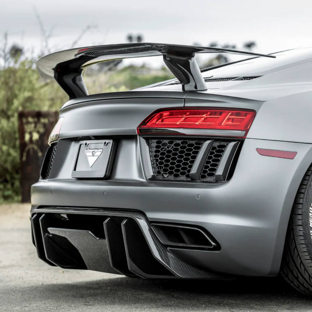 VORSTEINER VUD2150 Rear Diffuser VRS (Gloss Carbon) for AUDI R8 2017-2019 Photo-1