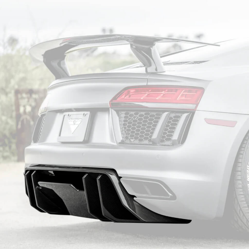 VORSTEINER VUD2150 Rear Diffuser VRS (Gloss Carbon) for AUDI R8 2017-2019 Photo-0