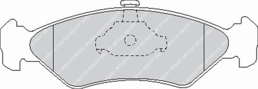 FERODO FCP1082H DS2500 Brake pads Photo-0