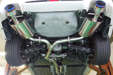 HKS 31029-AF008 Ehaust System Super Turbo Muffler for SUBARU Impreza WRX STI ( GVF) 2011-2014 Photo-1