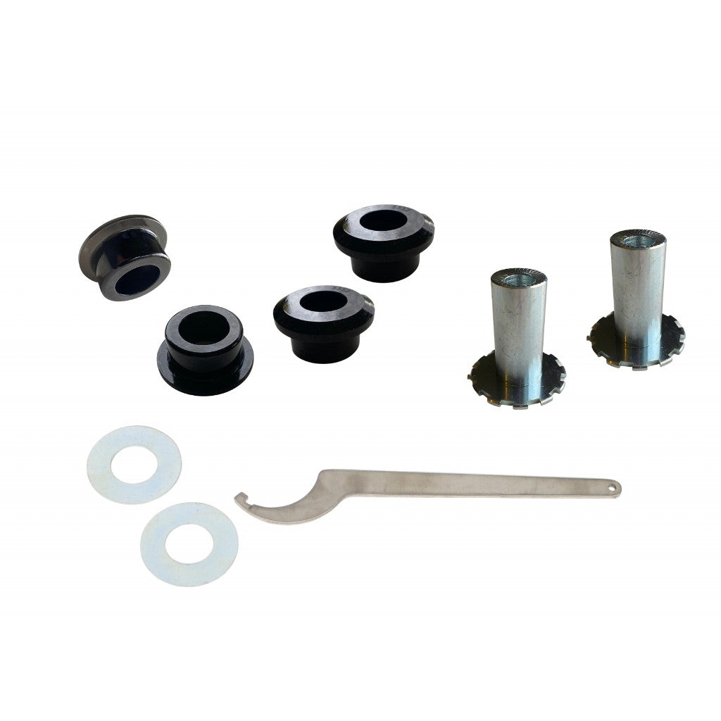 WHITELINE KCA539 Inner Front Bushing Kit Double Offset (Front Axle) for Audi A3 RS3 (8V) / VW Golf (Mk7) Photo-0