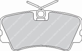 FERODO FCP546R Front Brake Pads DS3000 for ALFA ROMEO Alfasud / 33 Photo-0