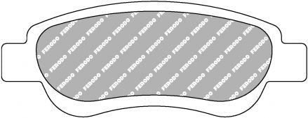 FERODO FCP1790H Front Brake Pads DS2500 for PEUGEOT 107 / CITROEN C1 / TOYOTA Aygo Photo-0