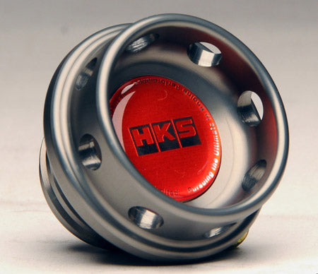 HKS 24003-AN001 Oil Filler Cap (Red billet) NISSAN/HONDA Photo-0
