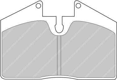 FERODO FDS451 Brake Pads DS Performance for PORSCHE 944 2.5 Turbo Photo-0