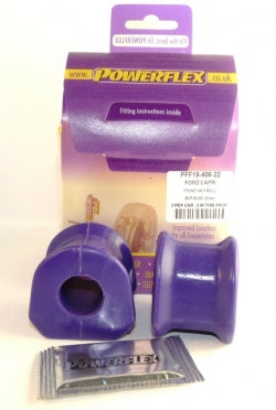 POWERFLEX PFF19-406-22 x2 Front Anti Roll Bar Mount (22mm) FORD Capri Photo-0