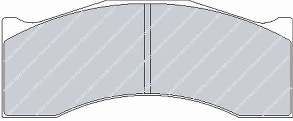 FERODO FRP3080R Brake Pads DS3000 for Caliper Brembo B22 Family - Th. 30mm Photo-0