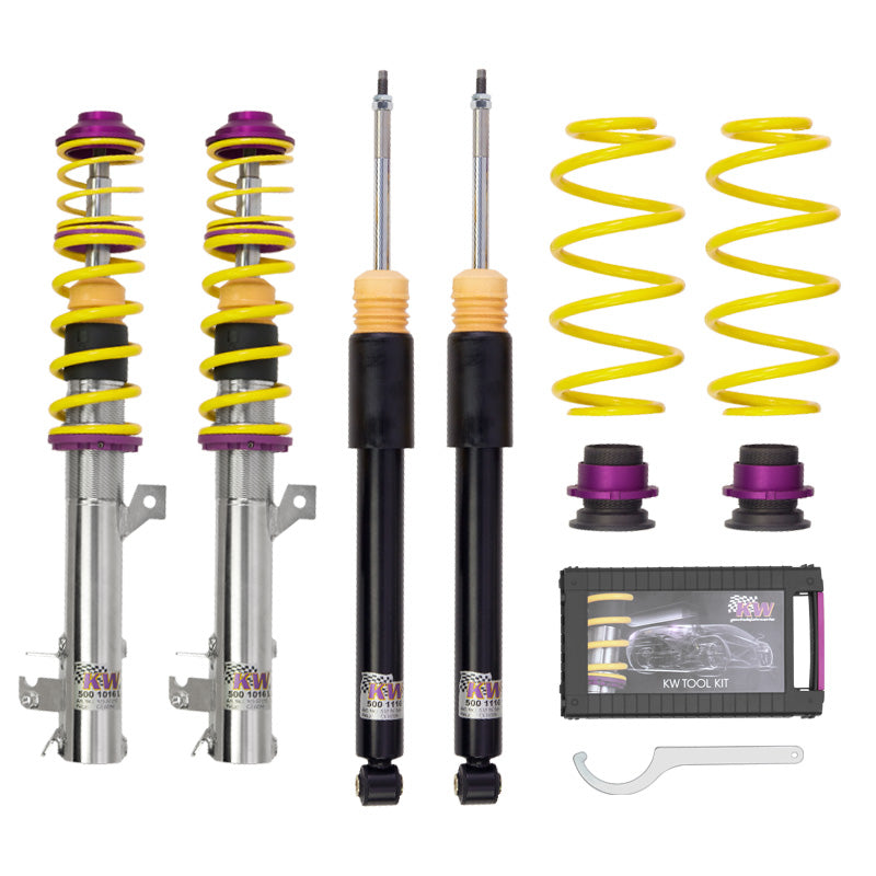 KW 10210035 Coilover Kit INOX V1 AUDI S4 (B6, B7); (8E, 8H, QB6) Photo-0