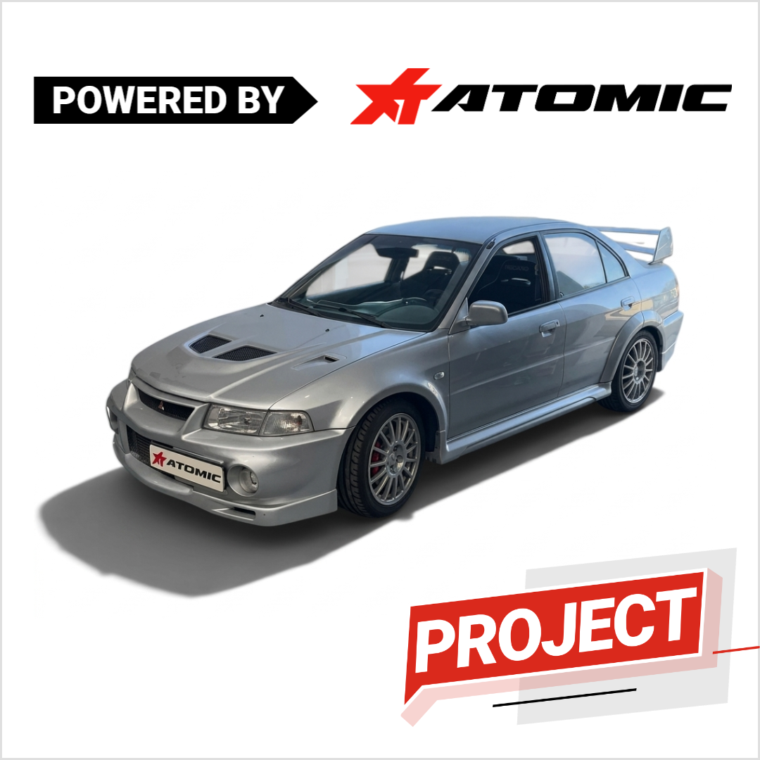 MITSUBISHI Lancer Evolution VI RSII: A Classic ATOMIC-SHOP Build from the Analog Tuning Era