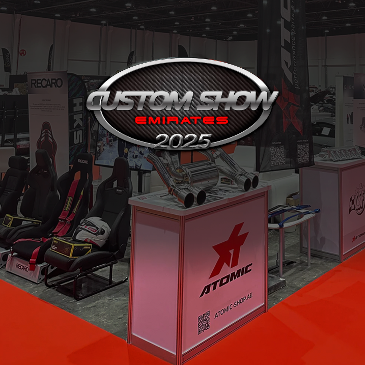 Exhibitor stand ATOMIC on Custom Show Emirates 2025 | ATOMIC-SHOP
