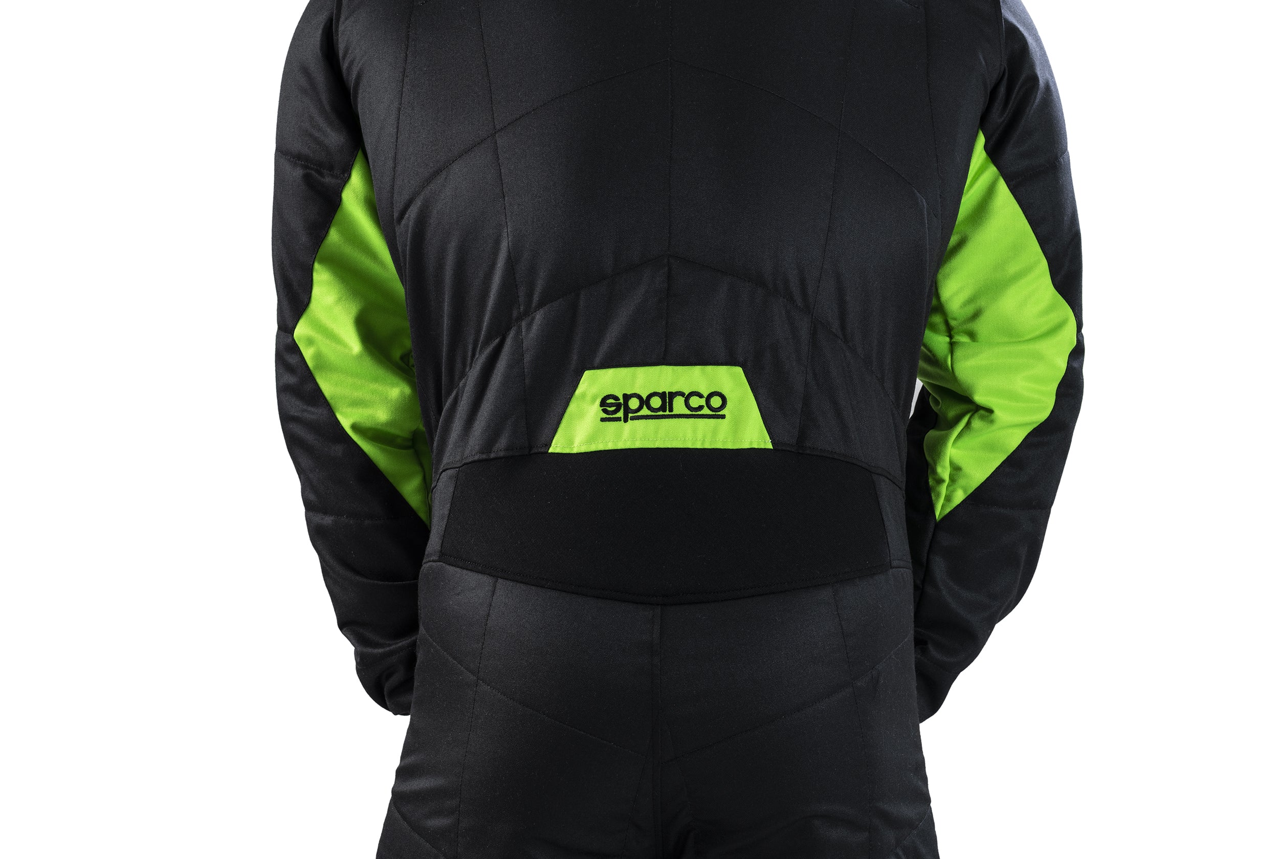 SPARCO 00109362NRVF SPRINT 2022 Racing suit, FIA 8856-2018, black/green, size 62 Photo-4 