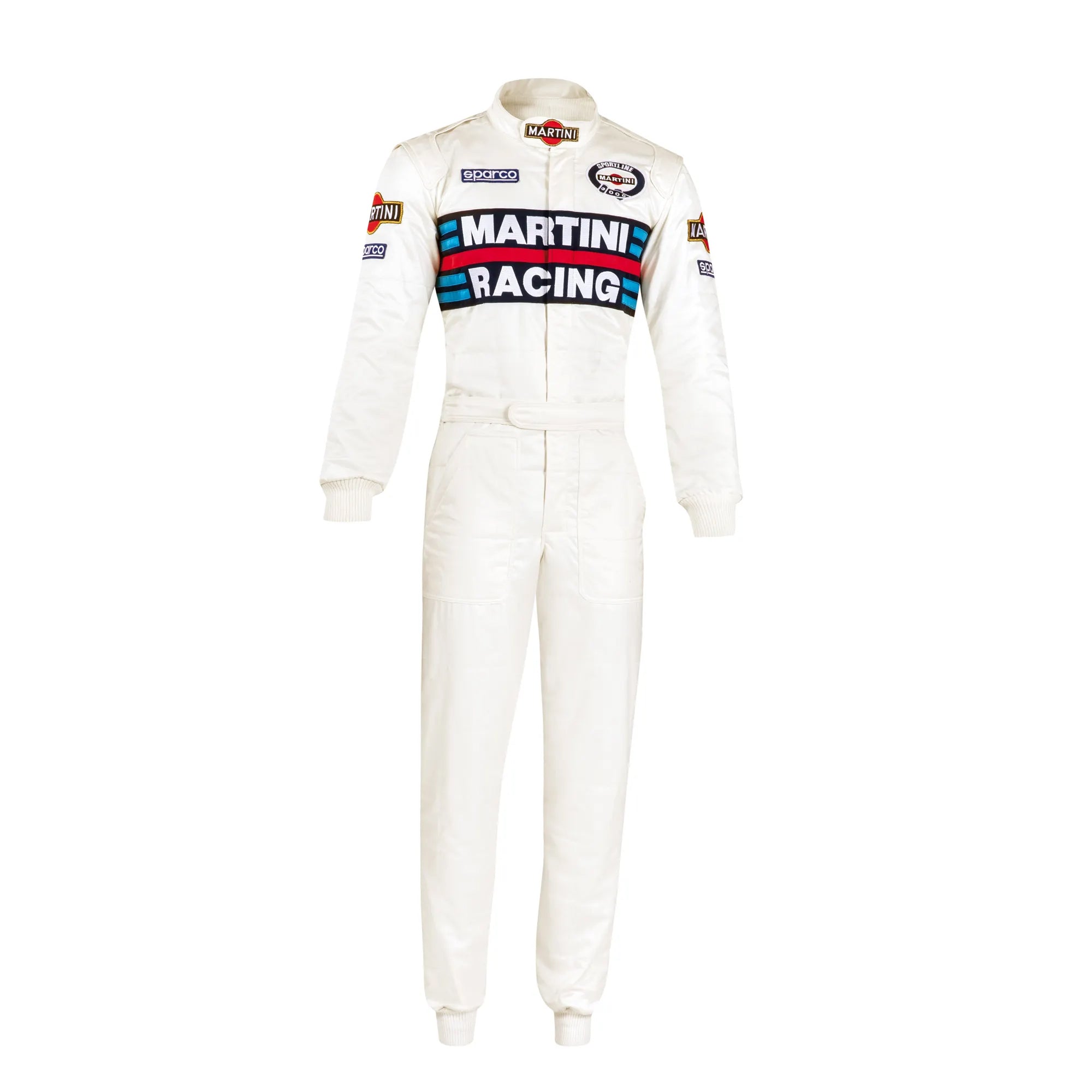 SPARCO 001144MR48BI MARTINI RACING Replica suit (R567), FIA8856-2018, white, size 48 Photo-0 