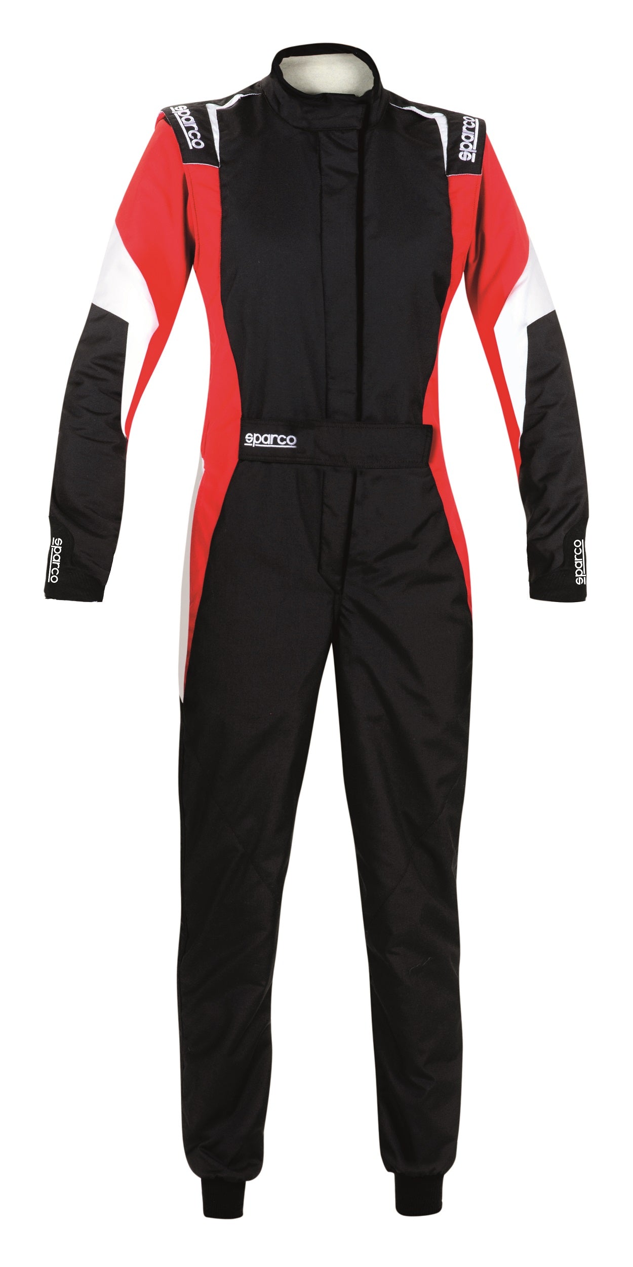 SPARCO 001144L36NRRB COMPETITION LADY R567 Racing suit, FIA 8856-2018, black/red, size 36 Photo-0 