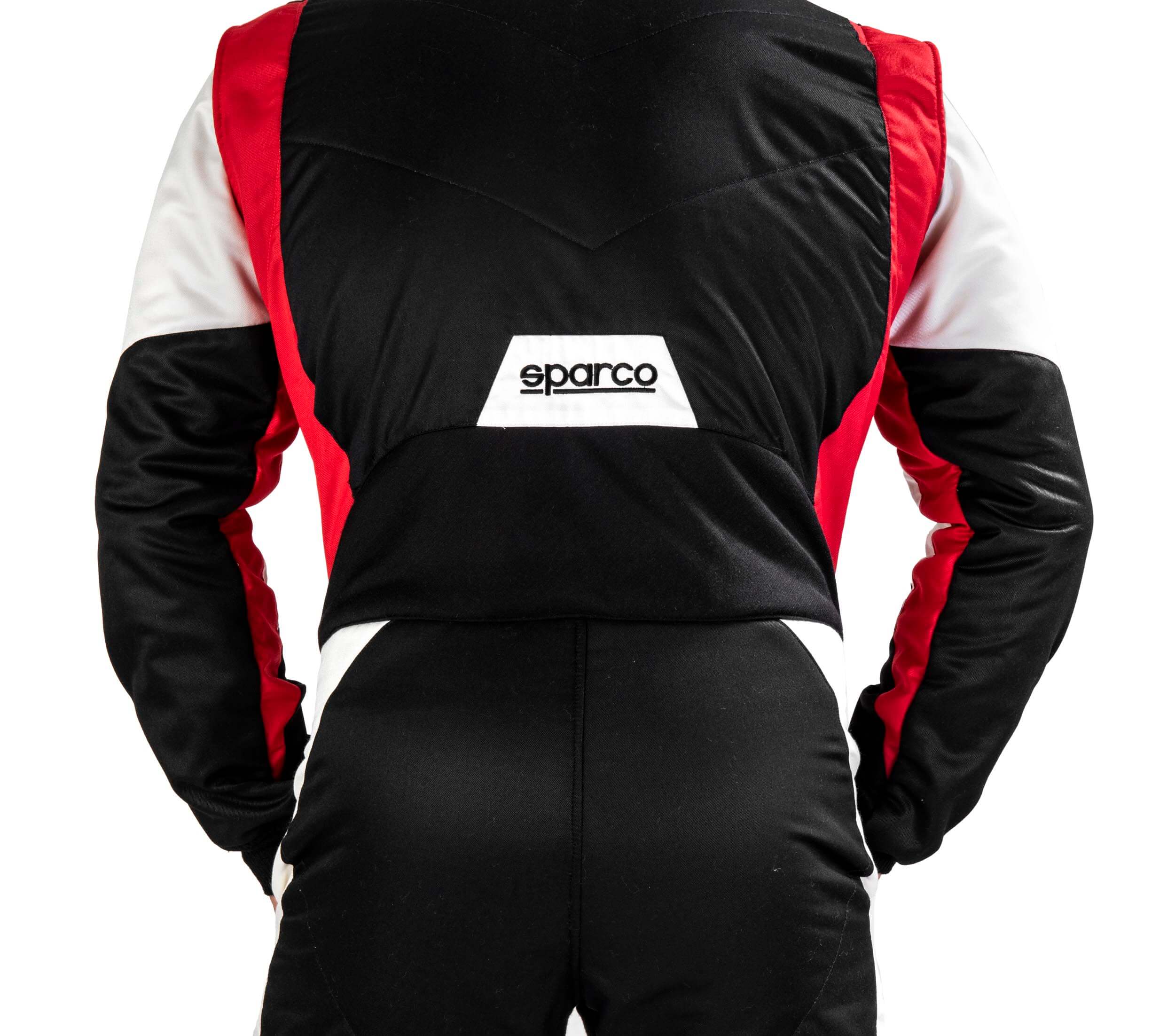 SPARCO 00114454NRRB COMPETITION Racing suit 2022, FIA 8856-2018, black/red, size 54 Photo-4 