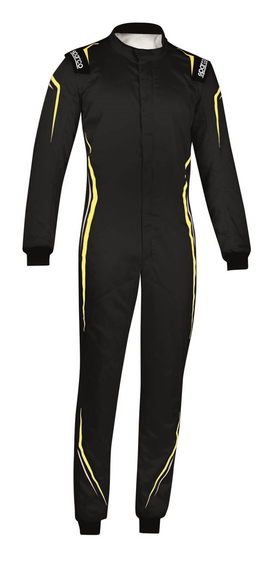 SPARCO 00114648NRGF Racing suit PRIME (R568), FIA 8856-2018, black/yellow, size 48 Photo-0 