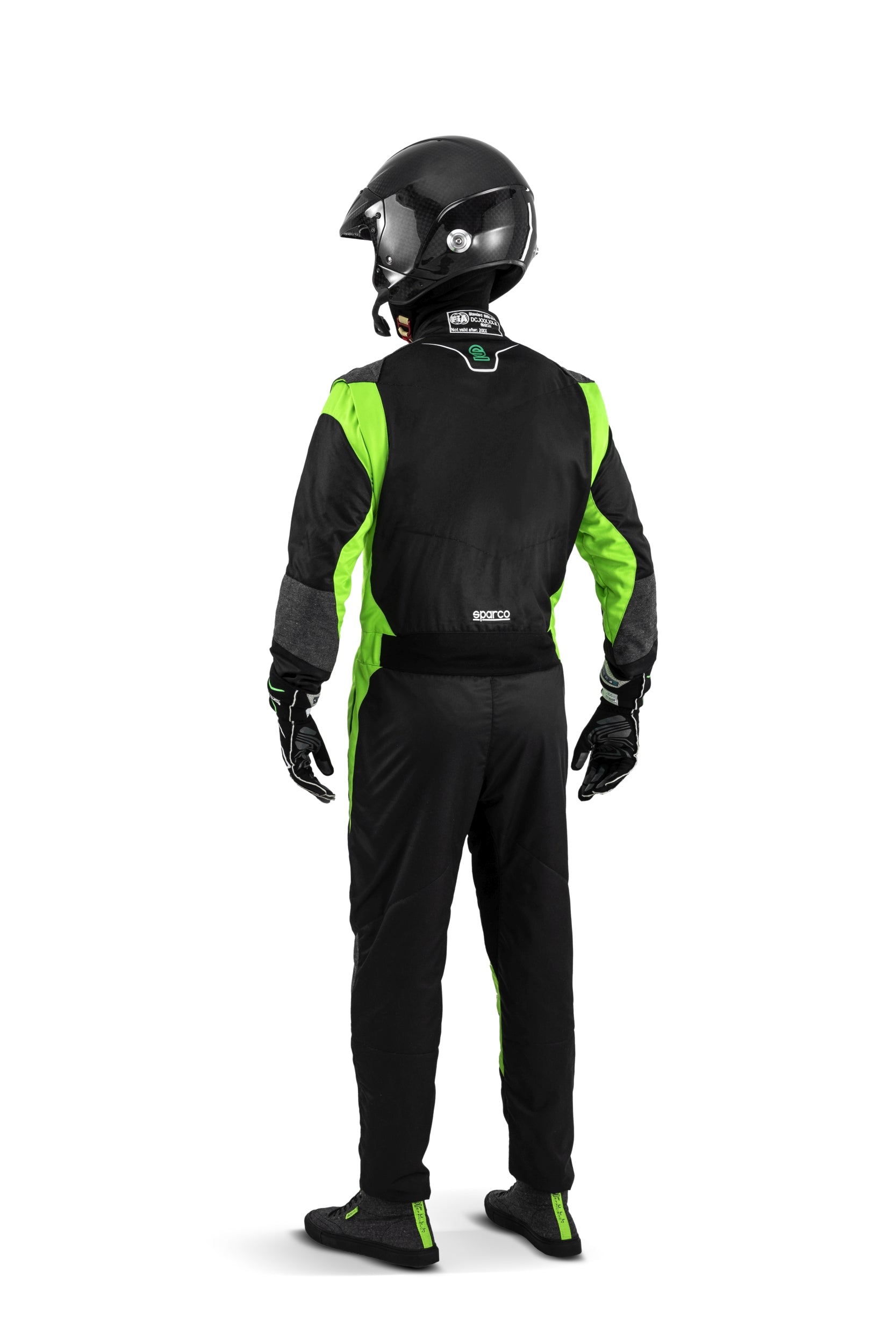 SPARCO 00115560NRVF FUTURA Racing suit, FIA 8856-2018, black/green, size 60 Photo-2 