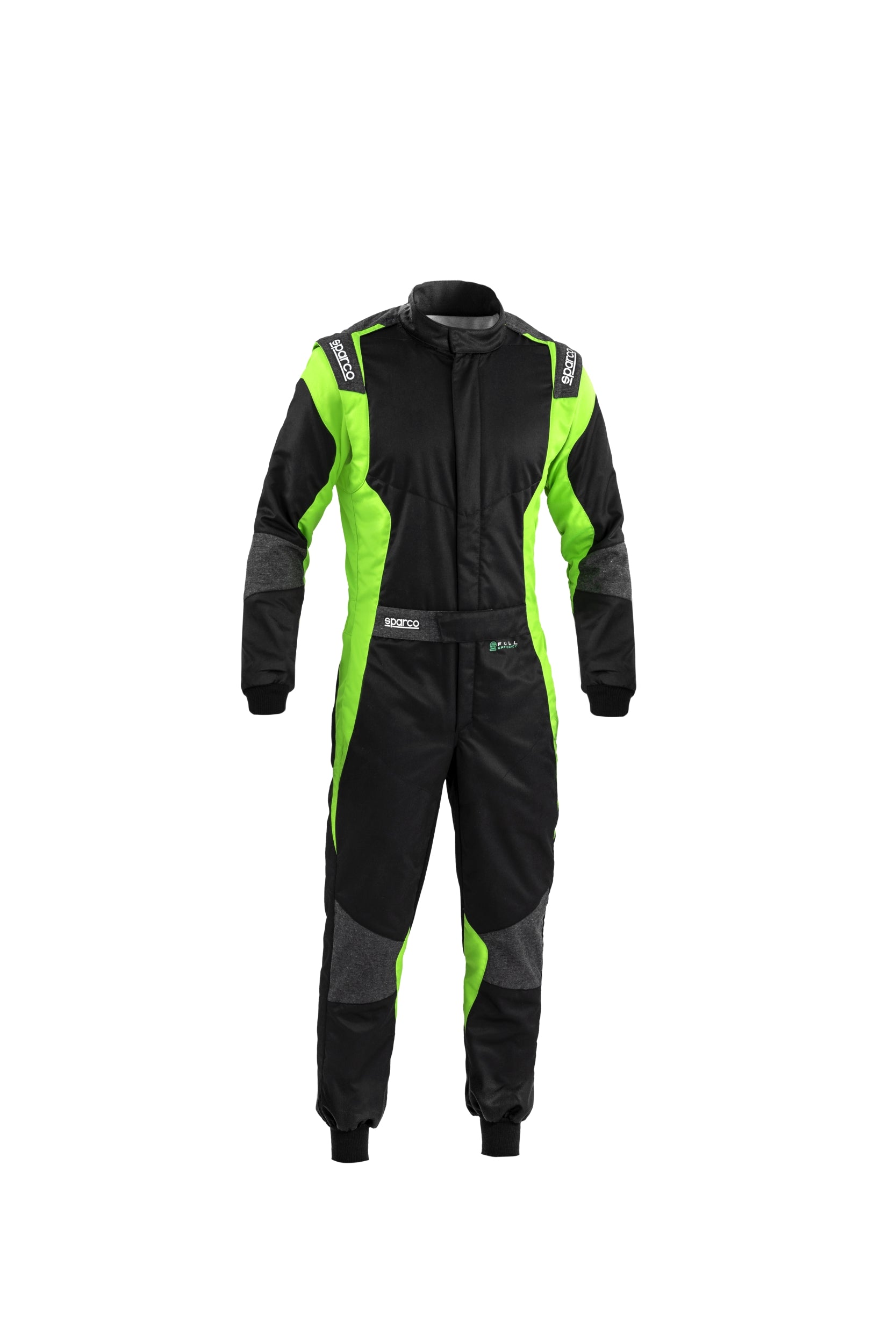 SPARCO 00115562NRVF FUTURA Racing suit, FIA 8856-2018, black/green, size 62 Photo-0 