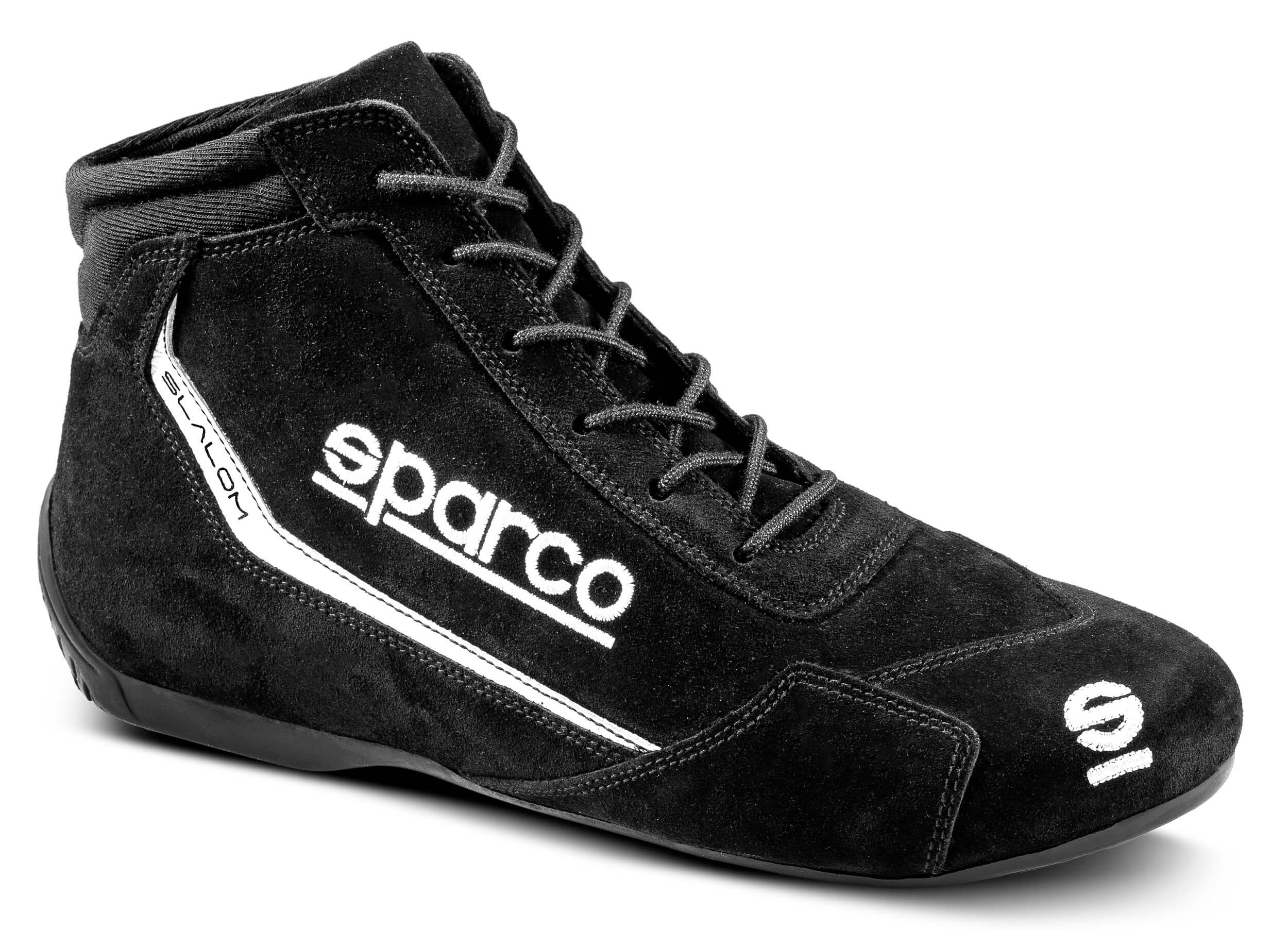 SPARCO 00129548NR Racing shoes SLALOM 2022, FIA 8856-2018, black, size 48 Photo-0 