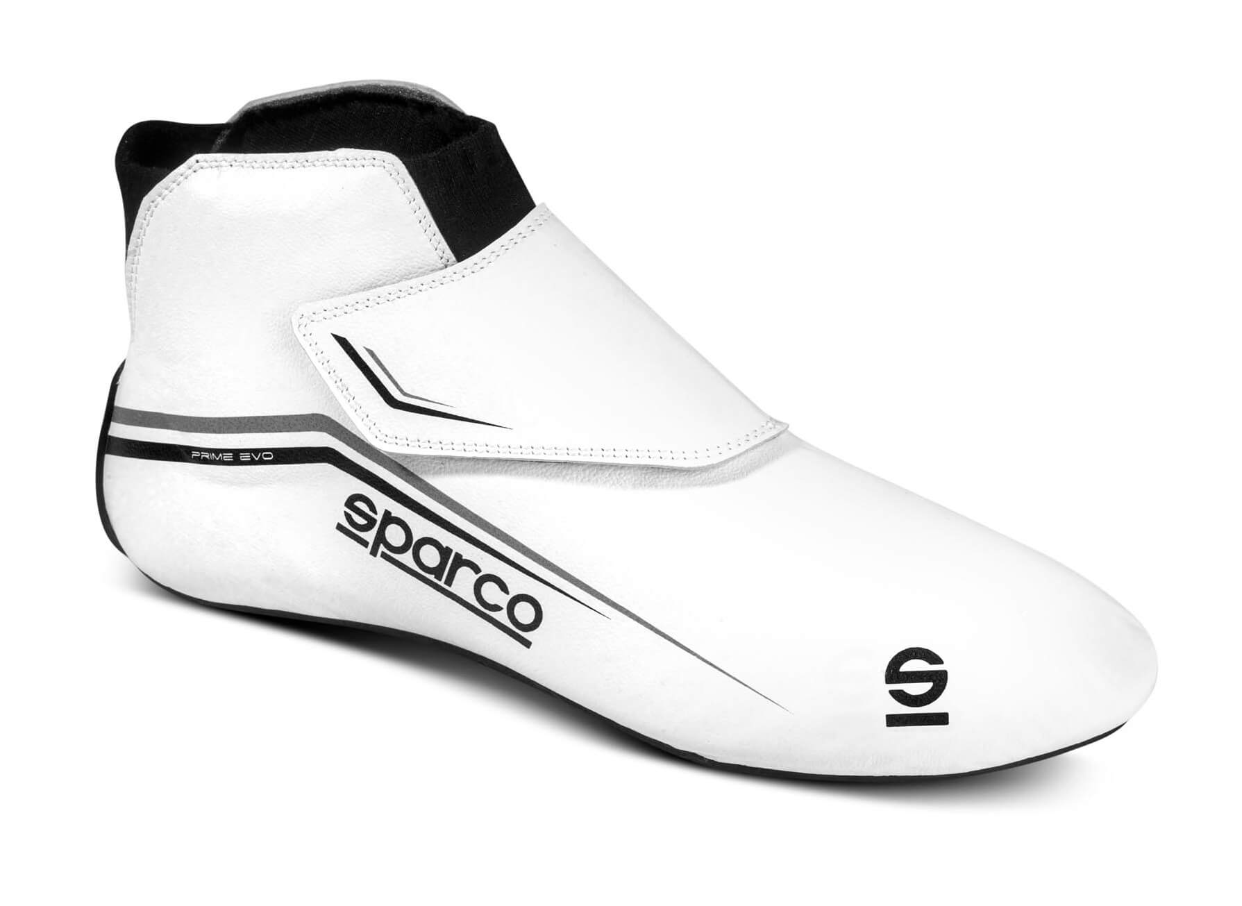 SPARCO 00129748BI PRIME EVO Racing shoes, FIA 8856-2018, white, size 48 Photo-0 