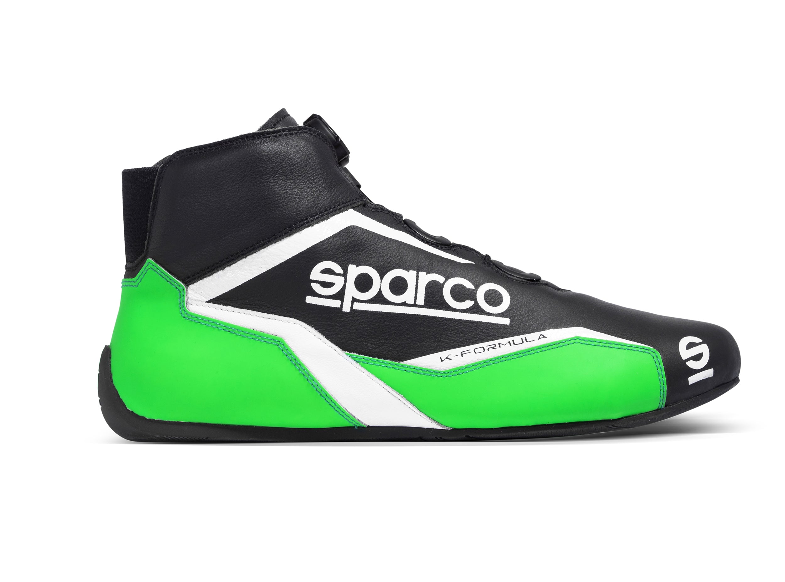 SPARCO 00129844NRVF K-FORMULA Karting shoes, CIK, black/green, size 44 Photo-2 