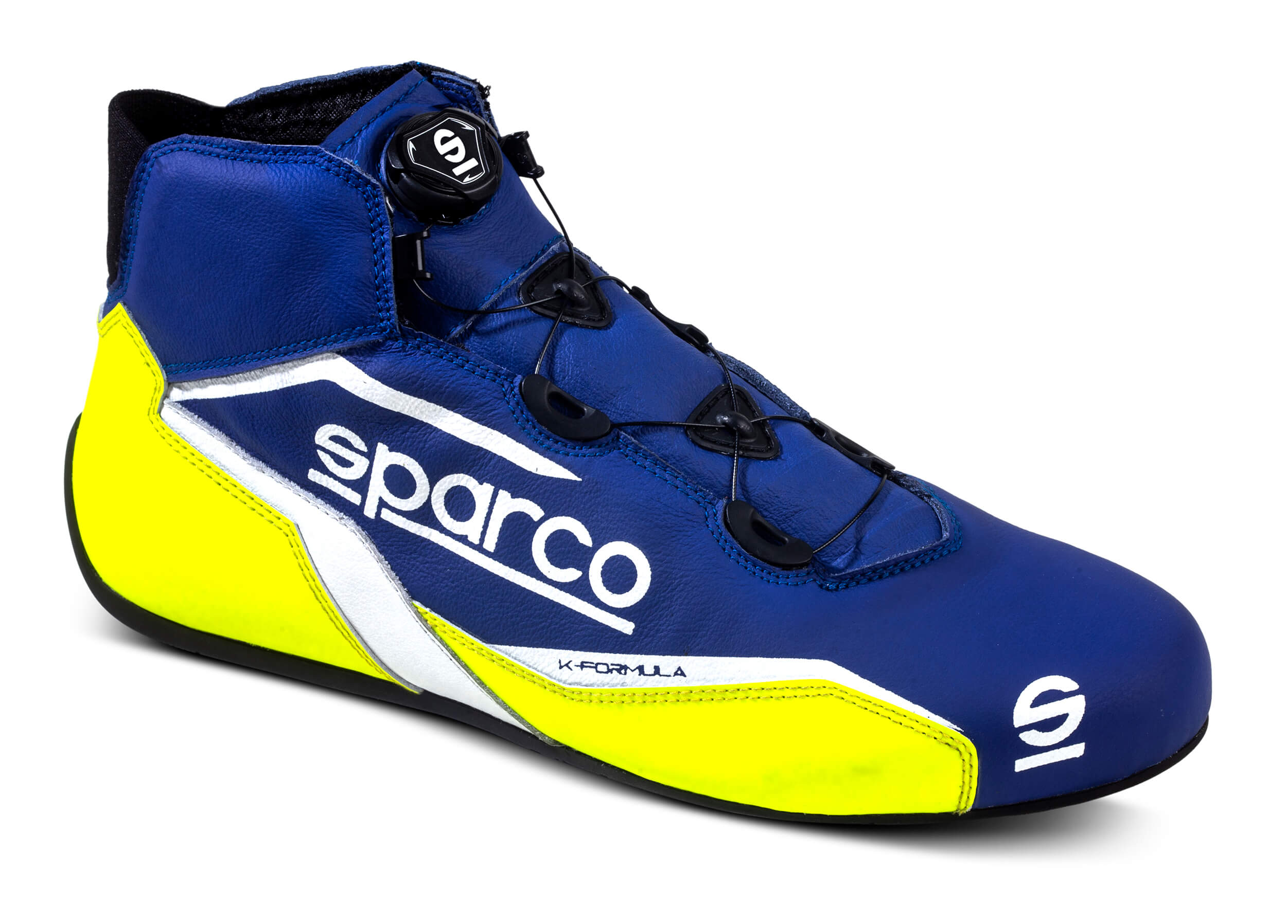 SPARCO 00129834AZGF K-FORMULA Karting shoes, child, CIK, blue/yellow, size 34 Photo-0 