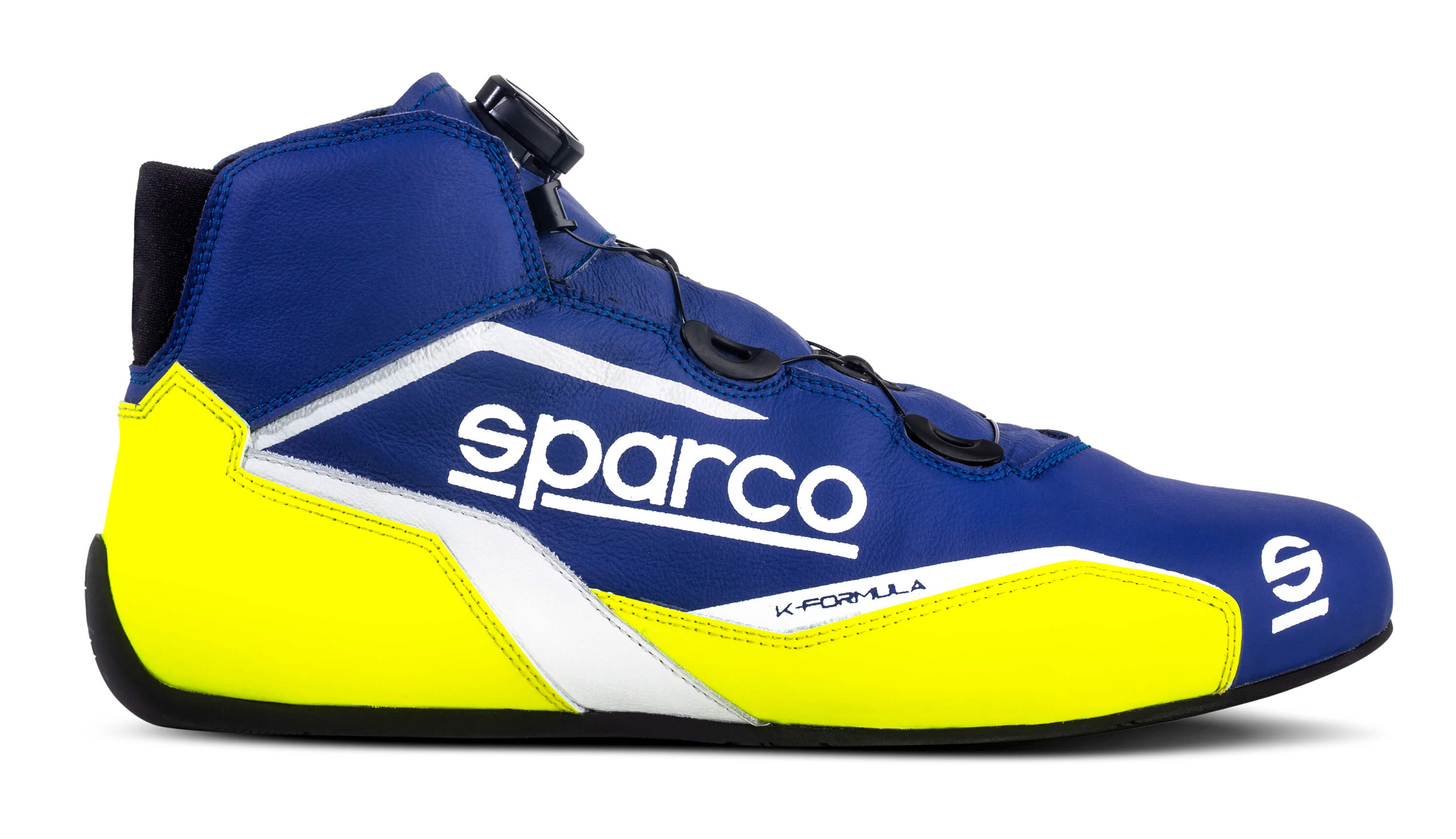 SPARCO 00129844AZGF K-FORMULA Karting shoes, CIK, blue/yellow, size 44 Photo-2 