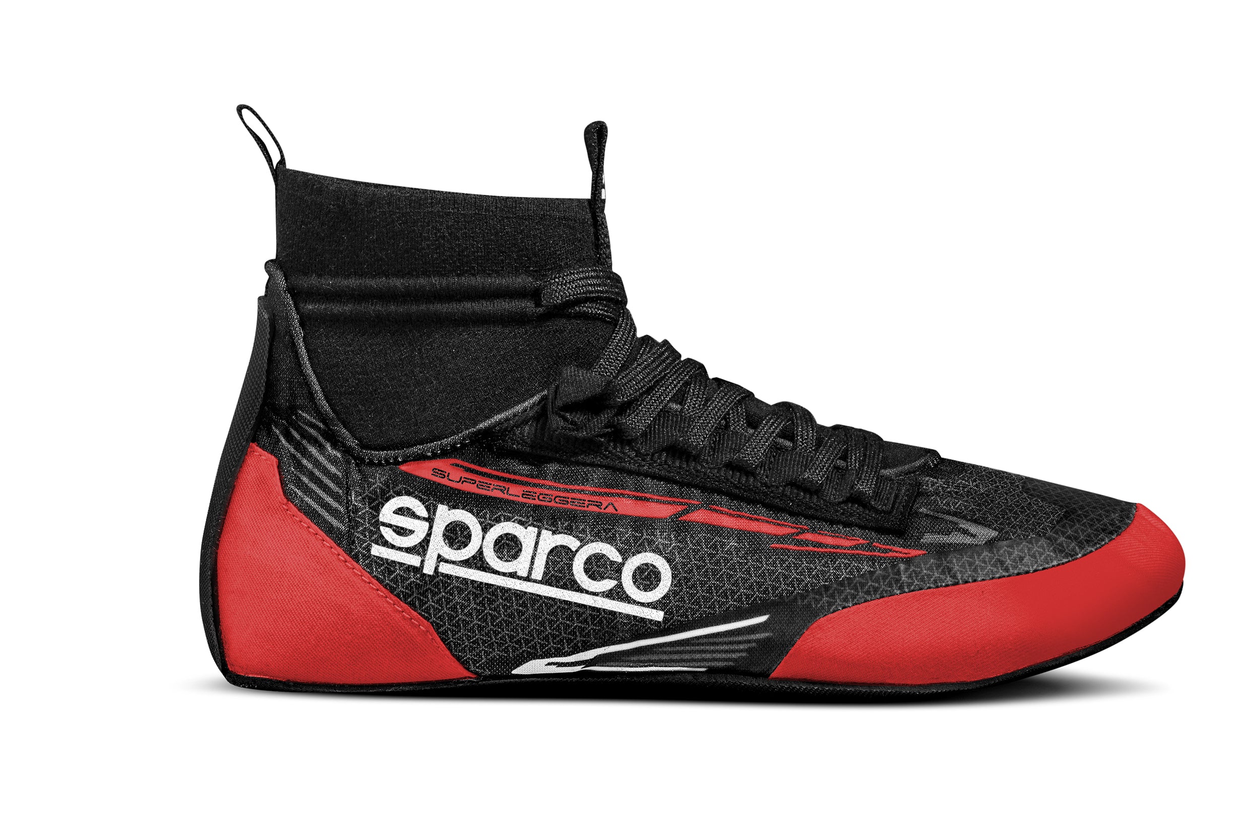 SPARCO 0012A344NRRS SUPERLEGGERA (Fabric) Racing shoes, FIA 8856/2018, black/red, size 44 Photo-0 