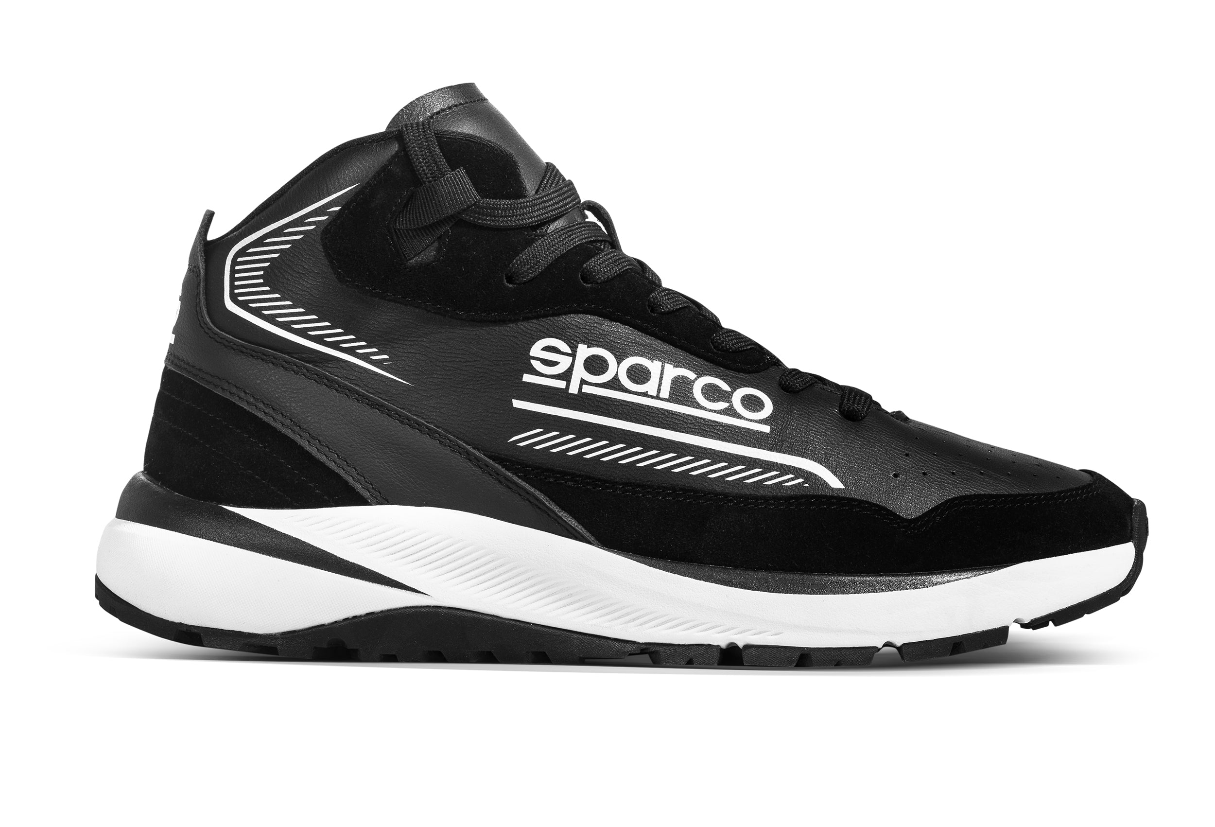 SPARCO 0012A643NRBI FAST Mechanic shoes, FIA+SFI, black/white, size 43 Photo-2 